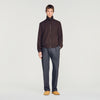 Wool Tracksuit Wool zip-up jacket Chocolate