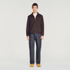Wool Tracksuit Wool zip-up jacket Chocolate