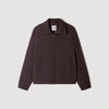 Wool Tracksuit Wool zip-up jacket Chocolate