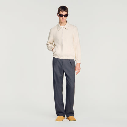 Jones Cotton Jacket  Worker Jacket Ecru