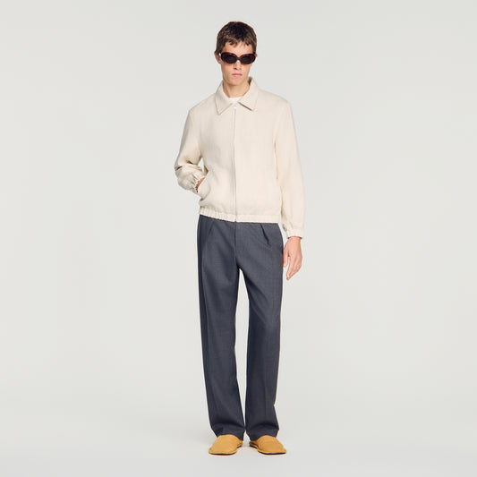 Jones Cotton Jacket  Worker Jacket Ecru