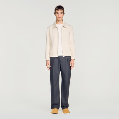 Jones Cotton Jacket  Worker Jacket Ecru