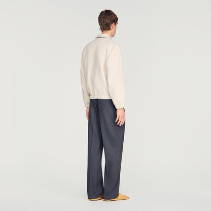 Jones Cotton Jacket  Worker Jacket Ecru