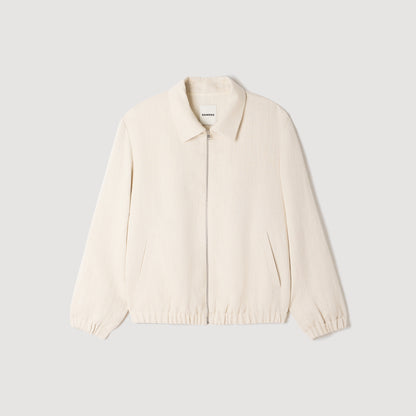 Jones Cotton Jacket  Worker Jacket Ecru