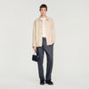 Henry Wool Worker  Worker Jacket Ecru Chine