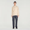 Henry Wool Worker  Worker Jacket Ecru Chine
