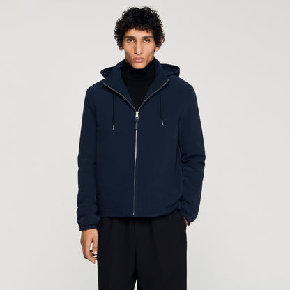 Orion Hooded Zip-Up Jacket Midnight Blue