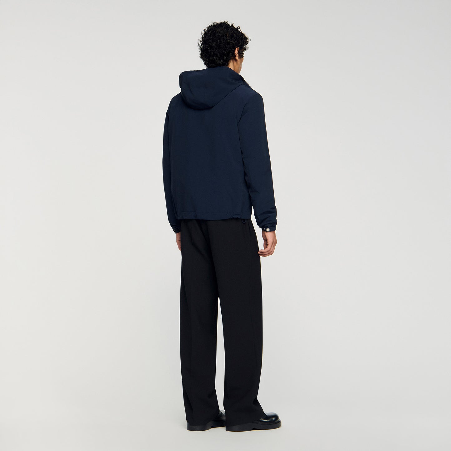 Orion Hooded Zip-Up Jacket Midnight Blue