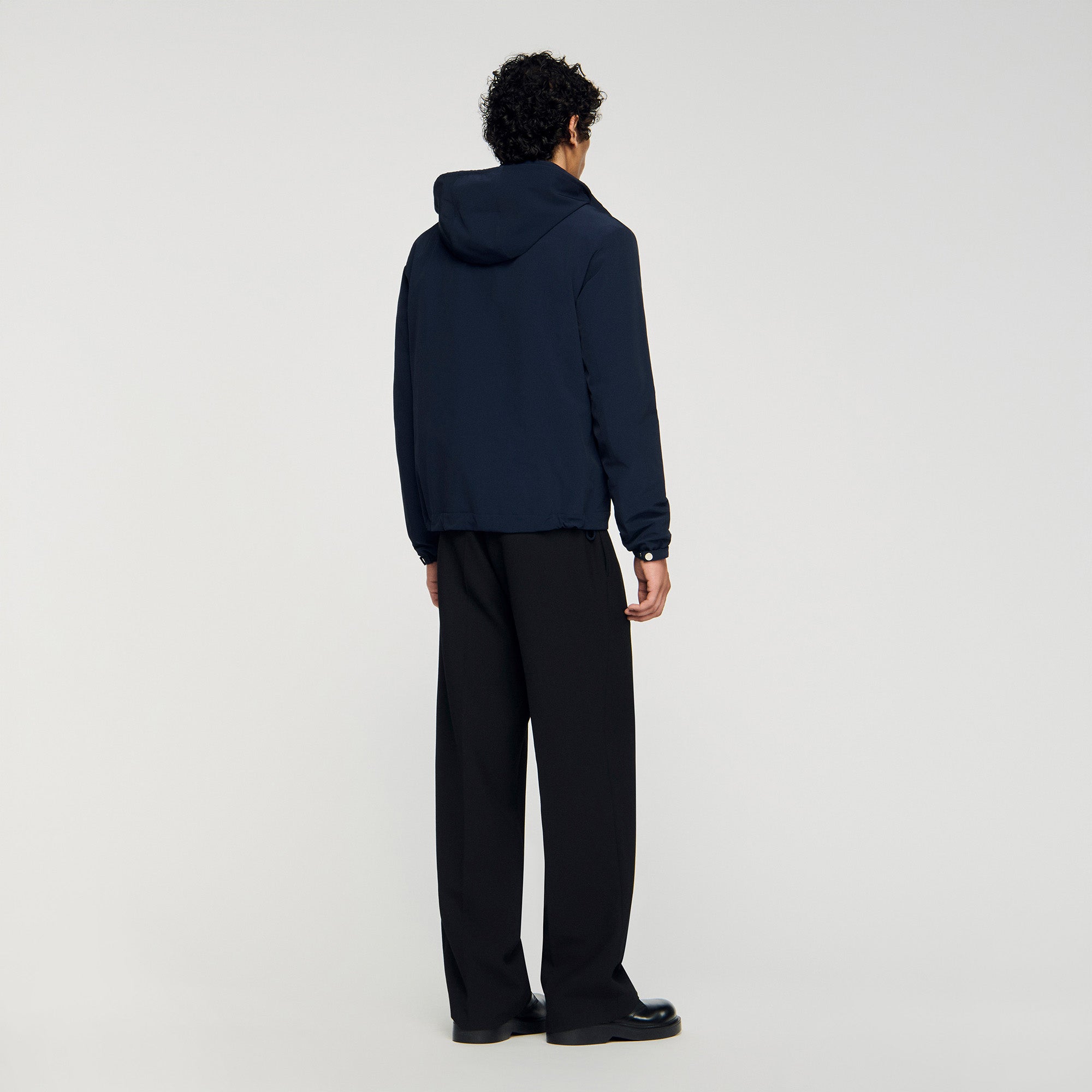 Orion Hooded Zip-Up Jacket Midnight Blue