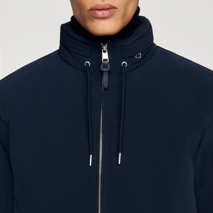 Orion Hooded Zip-Up Jacket Midnight Blue
