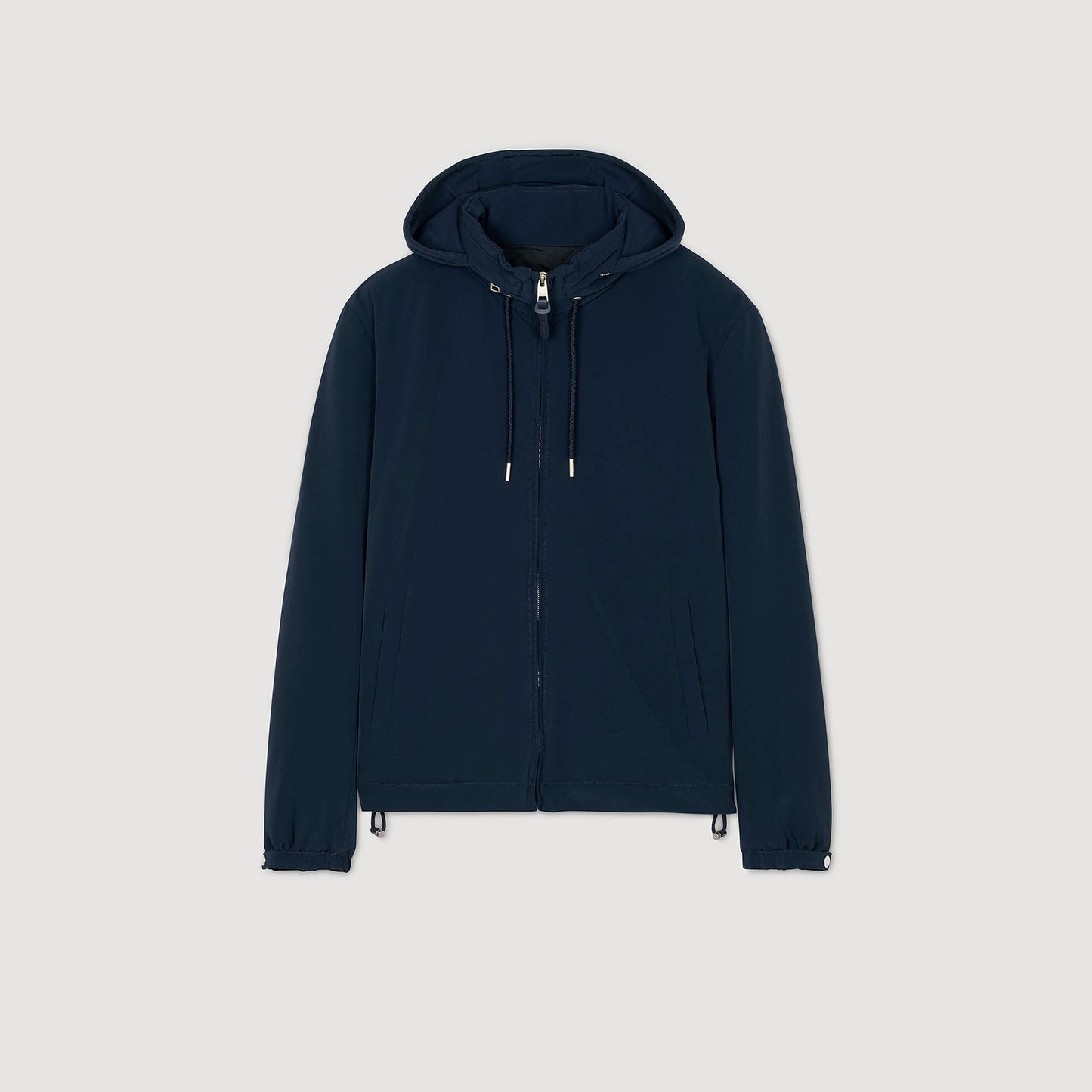 Orion Hooded Zip-Up Jacket Midnight Blue