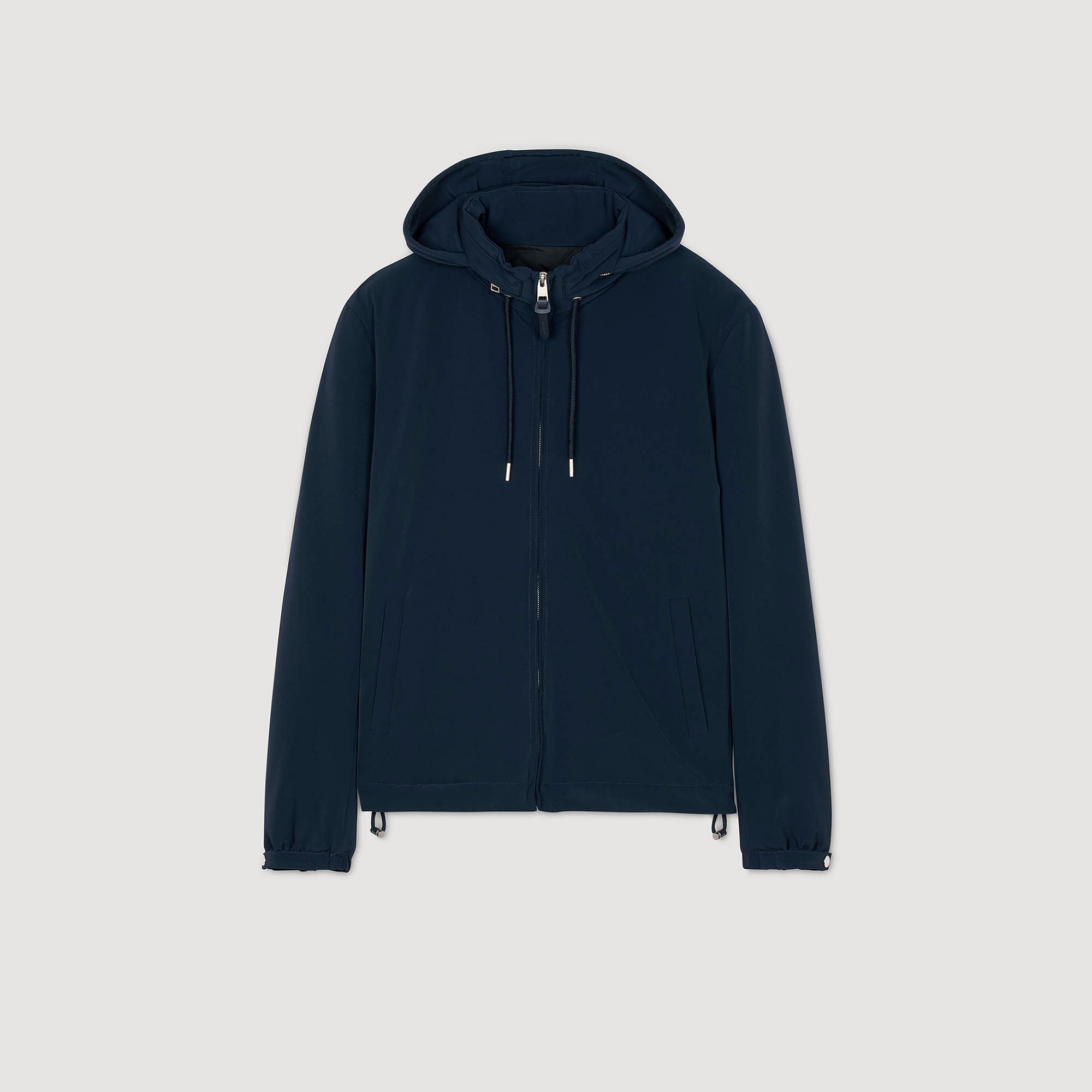 Orion Hooded Zip-Up Jacket Midnight Blue