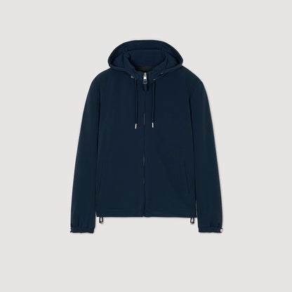 Orion Hooded Zip-Up Jacket Midnight Blue