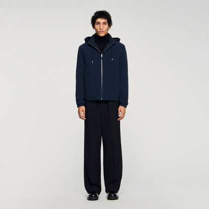 Orion Hooded Zip-Up Jacket Midnight Blue