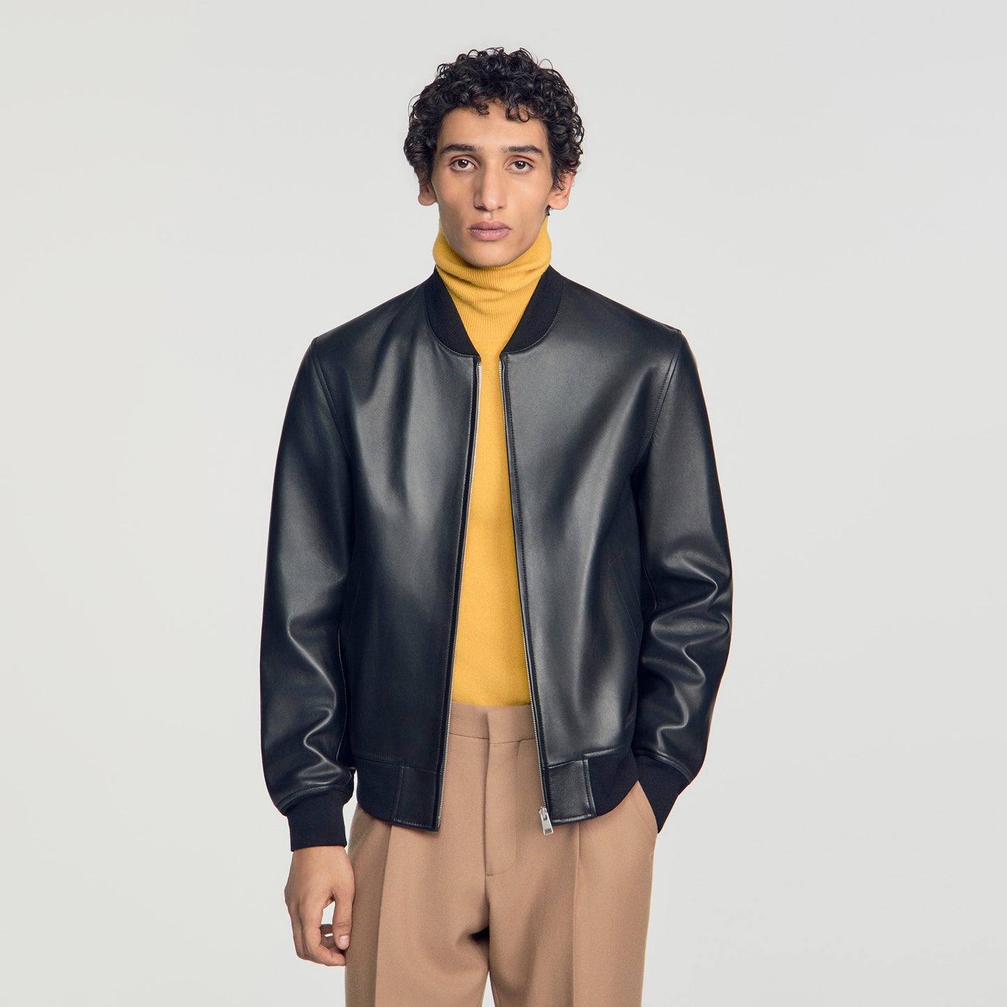 New Monaco Leather jacket Black