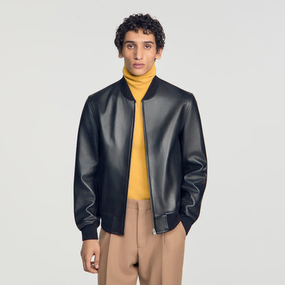 New Monaco Leather jacket Black