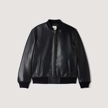 New Monaco Leather jacket Black