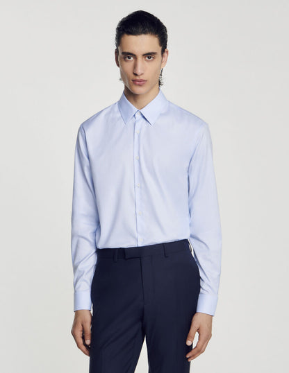 Classic Cotton Shirt Sky Blue