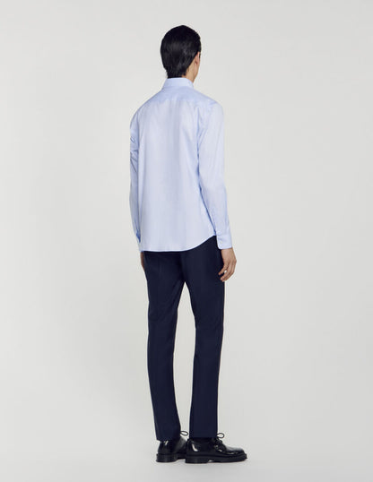 Classic Cotton Shirt Sky Blue