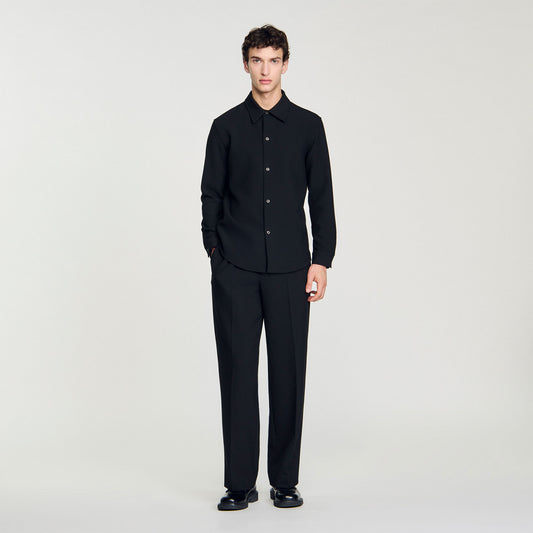 Joker Minimal Long-Sleeved Shirt Black