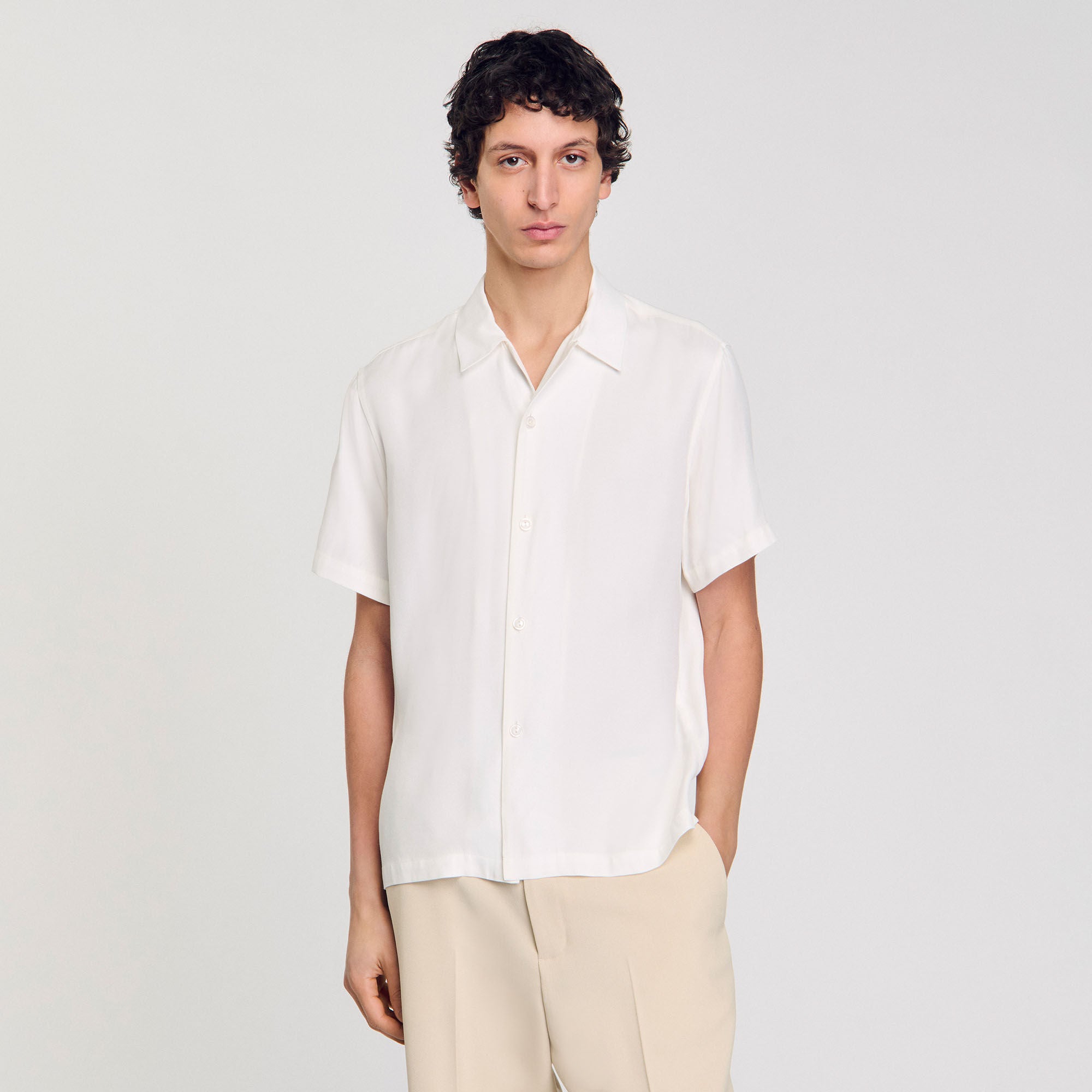 Requin Mc Shark Collar Shirt Opticwhite Opticwhite