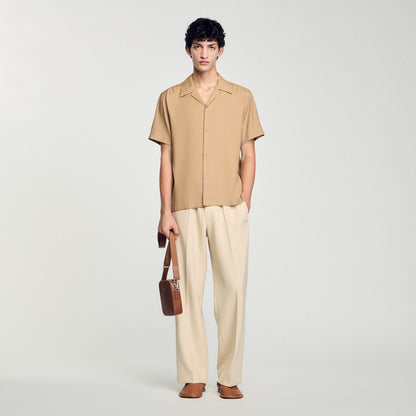 Requin Mc Shark Collar Shirt Nut Nut