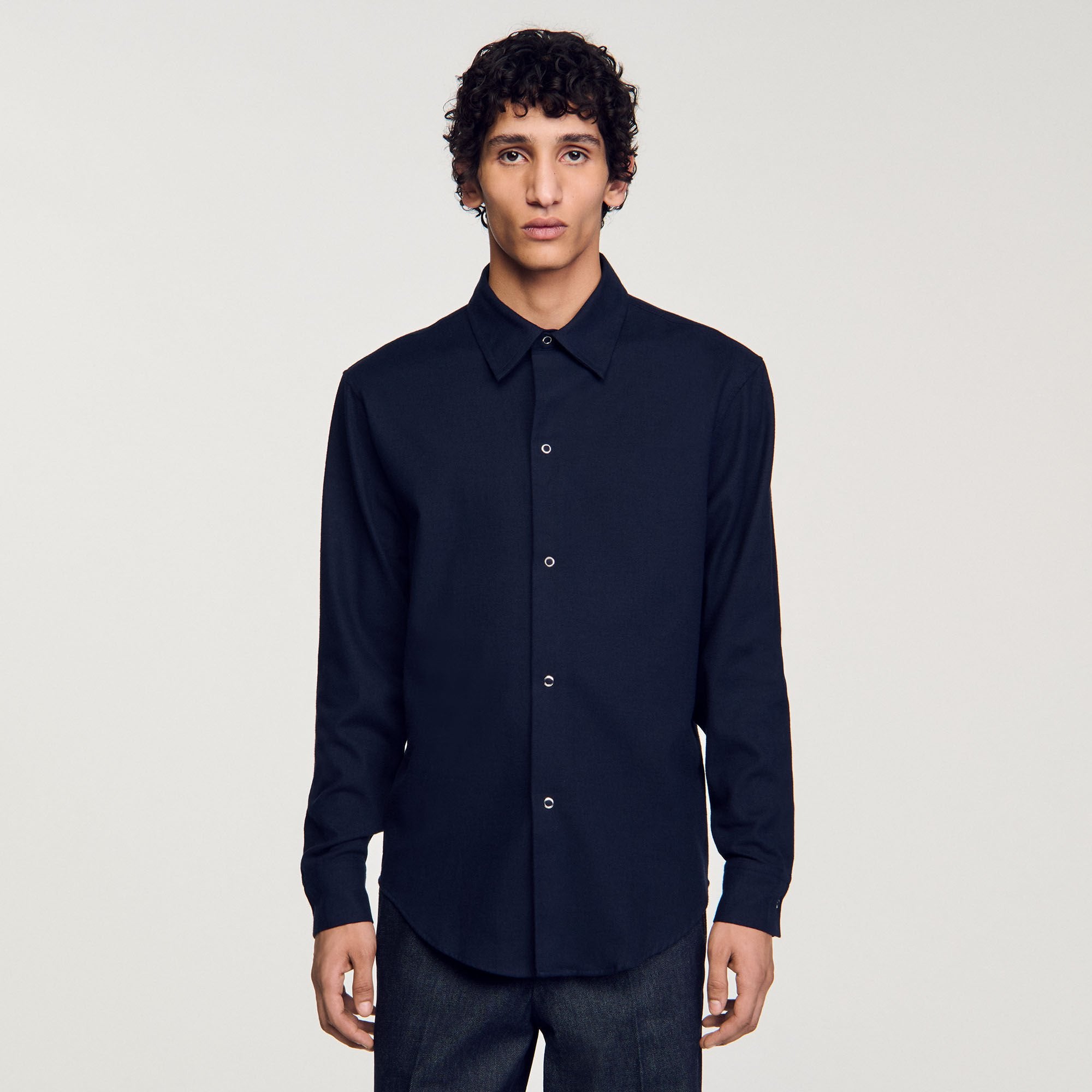 Flannel Joker Navy Blue