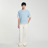 Cross Mc Square Cross Motif Flowing Blouse Bluesky Bluesky