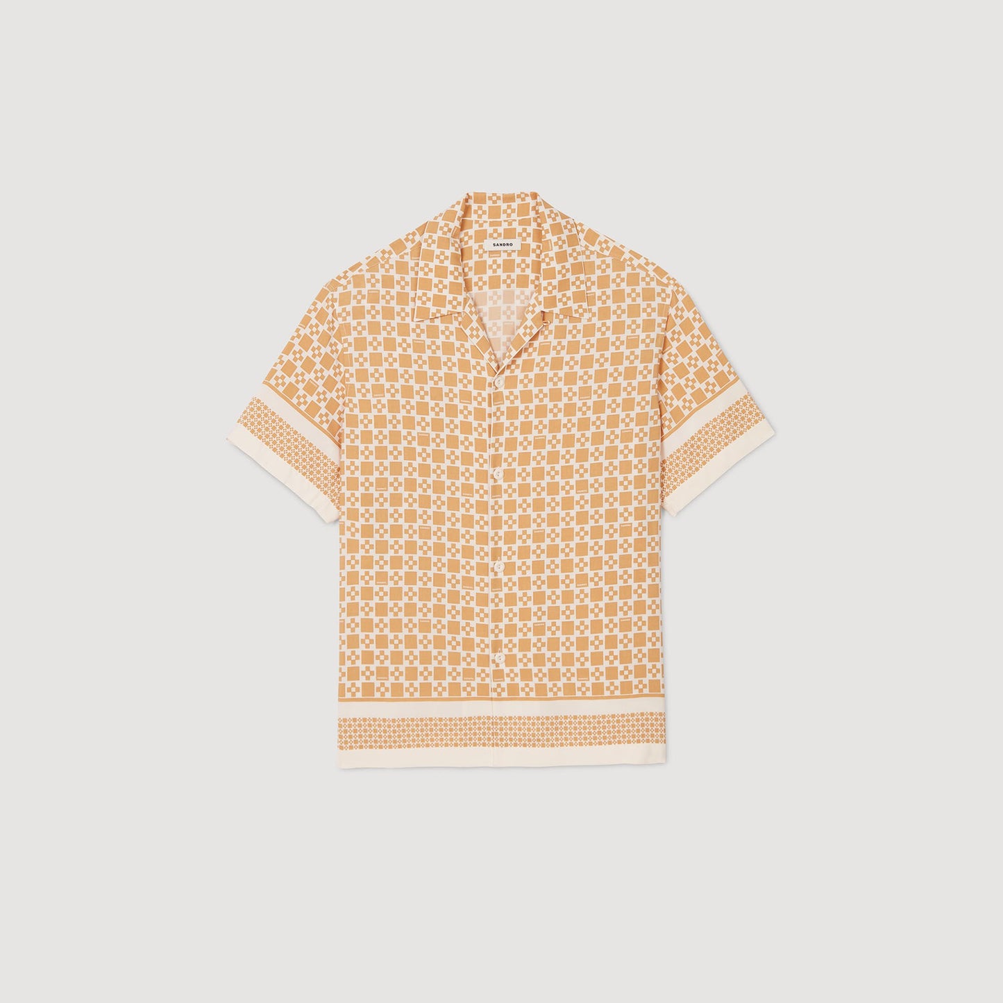 Cross Mc Square Cross Motif Flowing Blouse Fire Fire