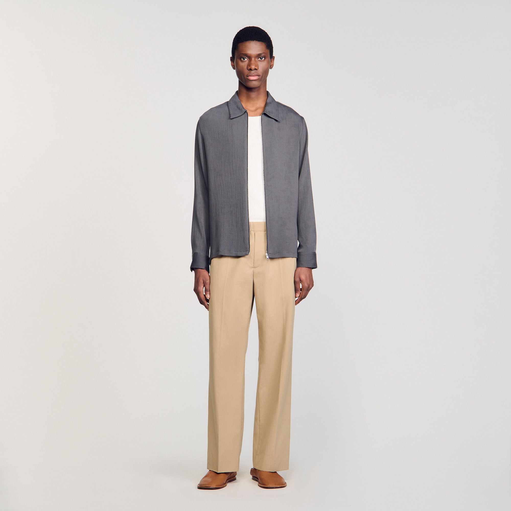 Fonte Pleated Shirt
