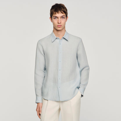 Linen Shirt Linen Shirt Sky Blue