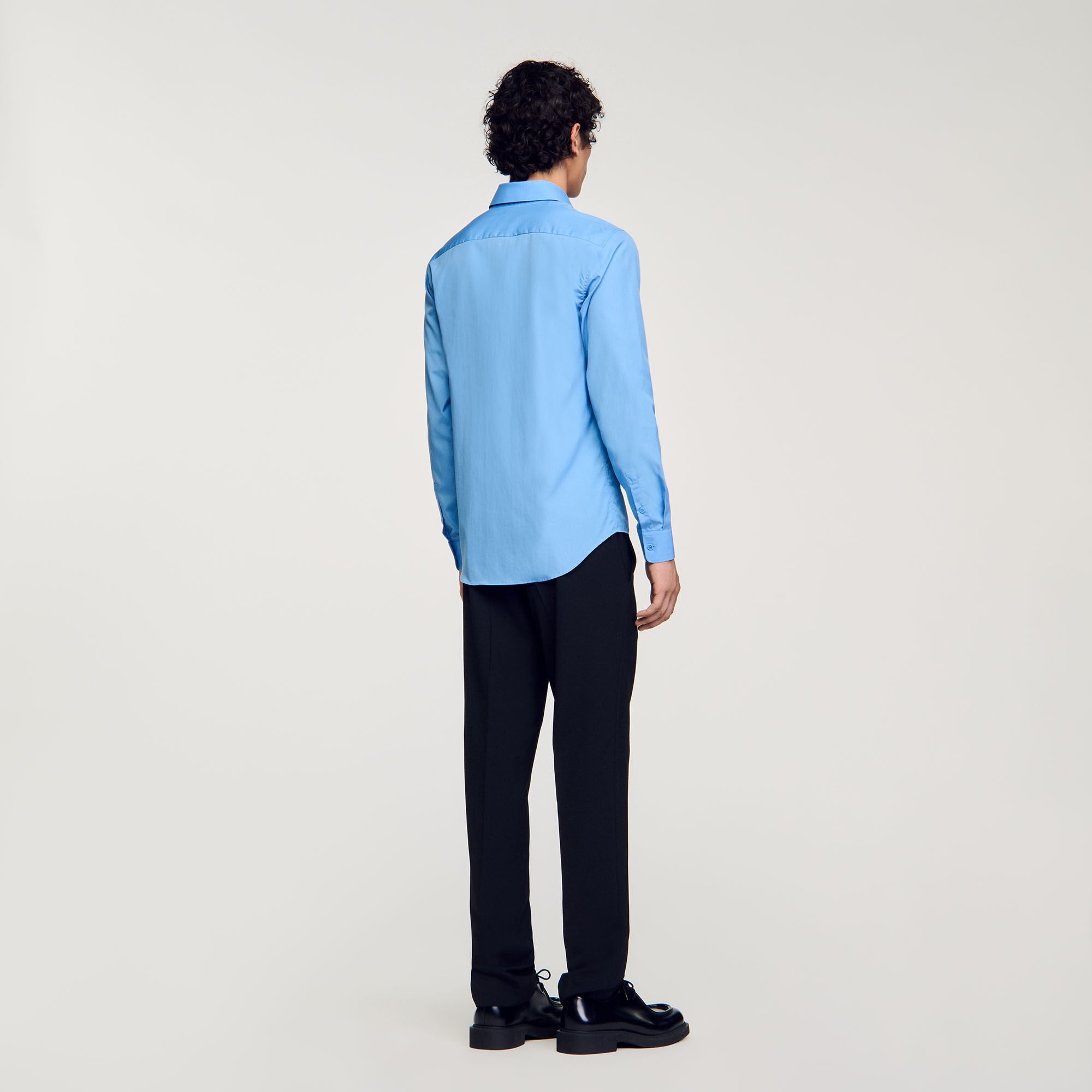 Long Sleeved Shirt Blue Office