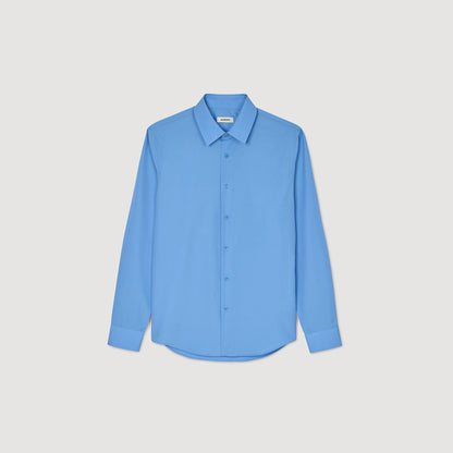 Long Sleeved Shirt Blue Office