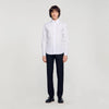 New Seamless Stretch Plain Shirt White