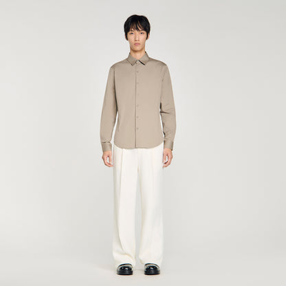 New Seamless Stretch Formal Shirt Aluminum