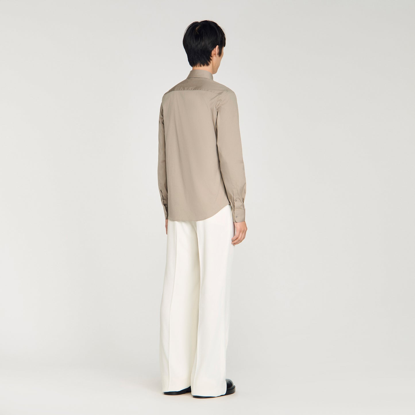 New Seamless Stretch Formal Shirt Aluminum