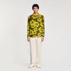 Loose-Fit Floral Shirt Super Green