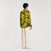 Loose-Fit Floral Shirt Super Green
