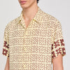  Vintage Flower Shirt Mc Floral Motif Shirt Oats