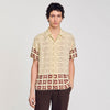  Vintage Flower Shirt Mc Floral Motif Shirt Oats