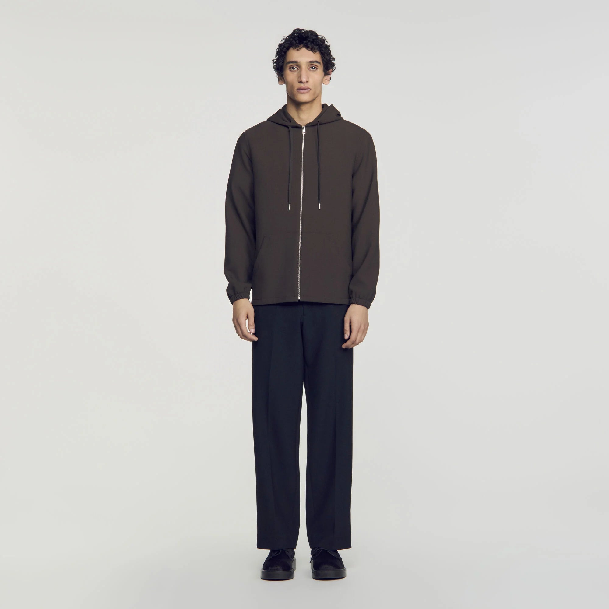Joker Hood  Shirt Dark Taupe