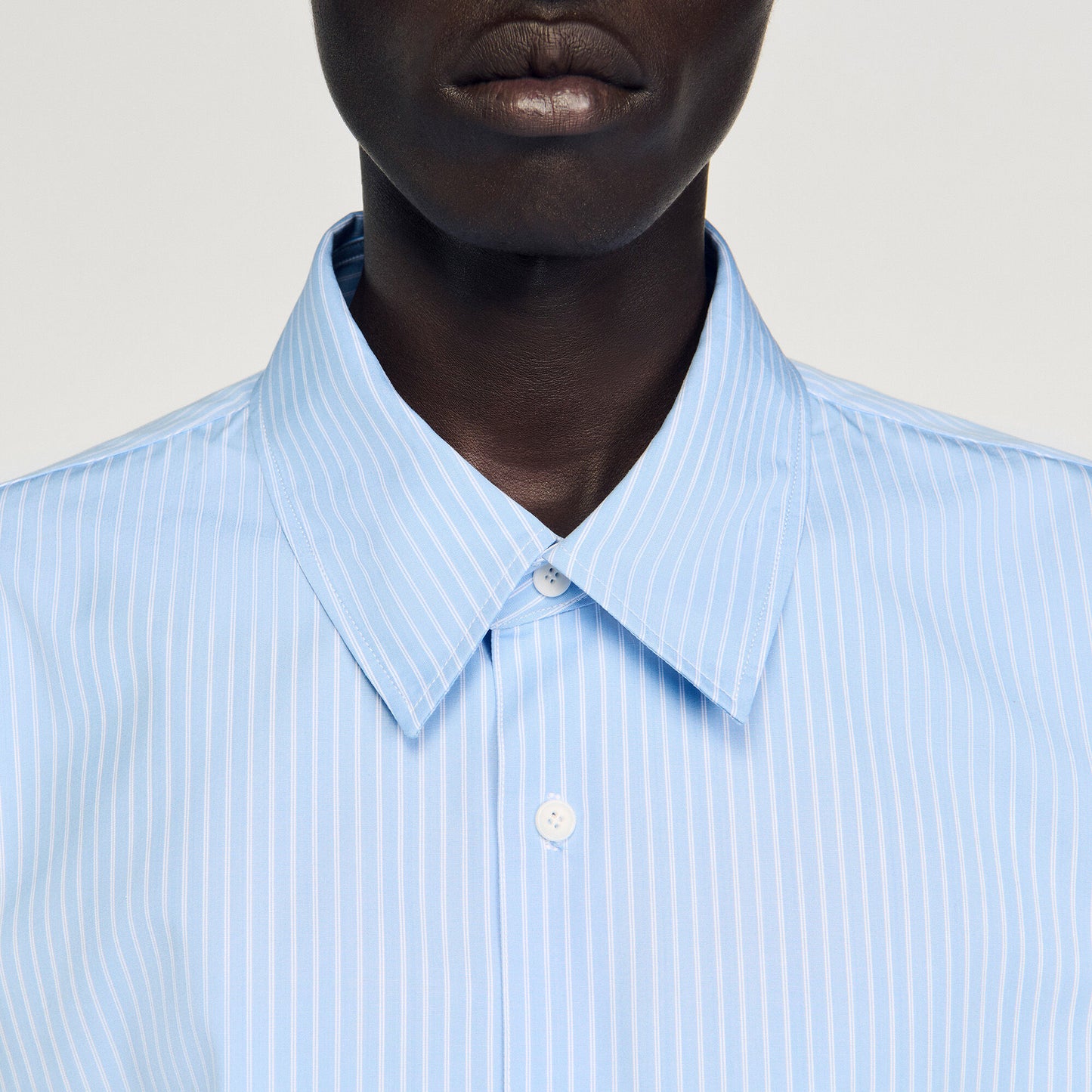 Stripes Shirt Striped Shirt Sky Blue