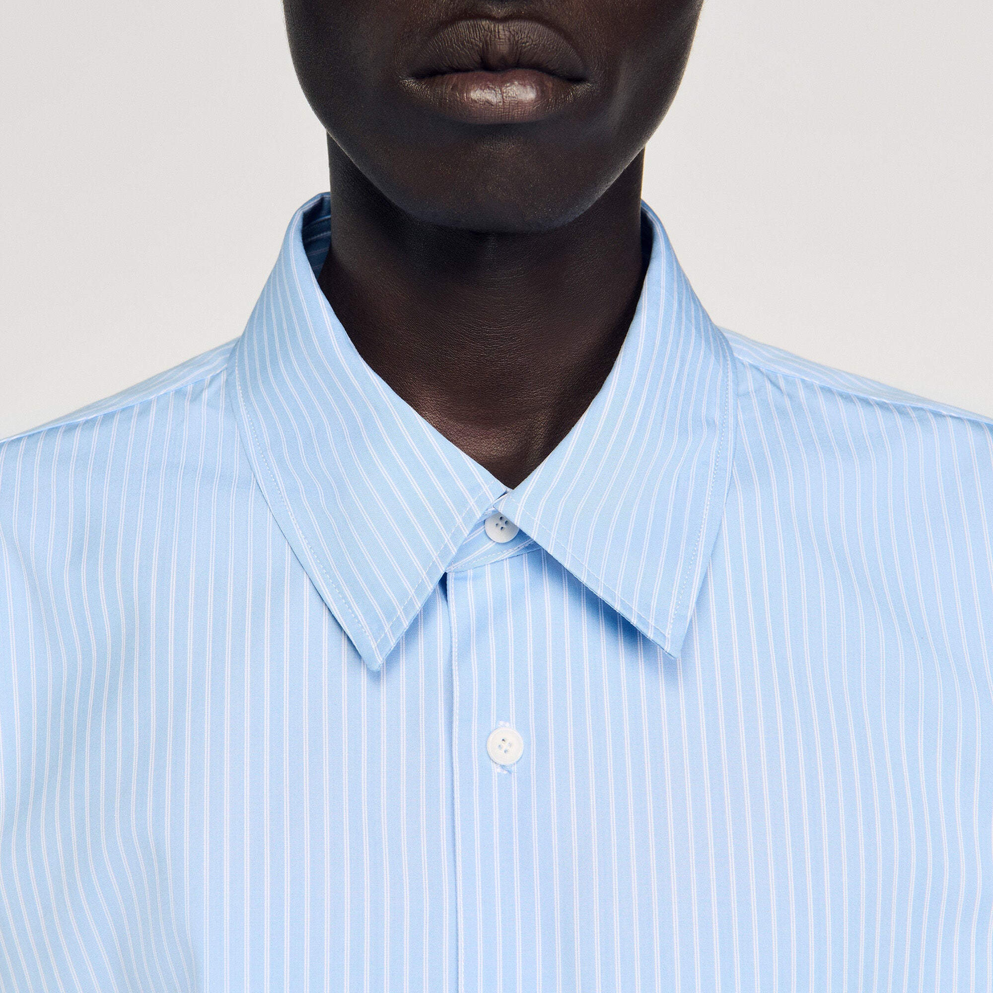 Stripes Shirt Striped Shirt Sky Blue