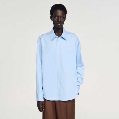 Stripes Shirt Striped Shirt Sky Blue