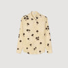 Waterflower Shirt Ls Floral Print Linen Shirt Off White