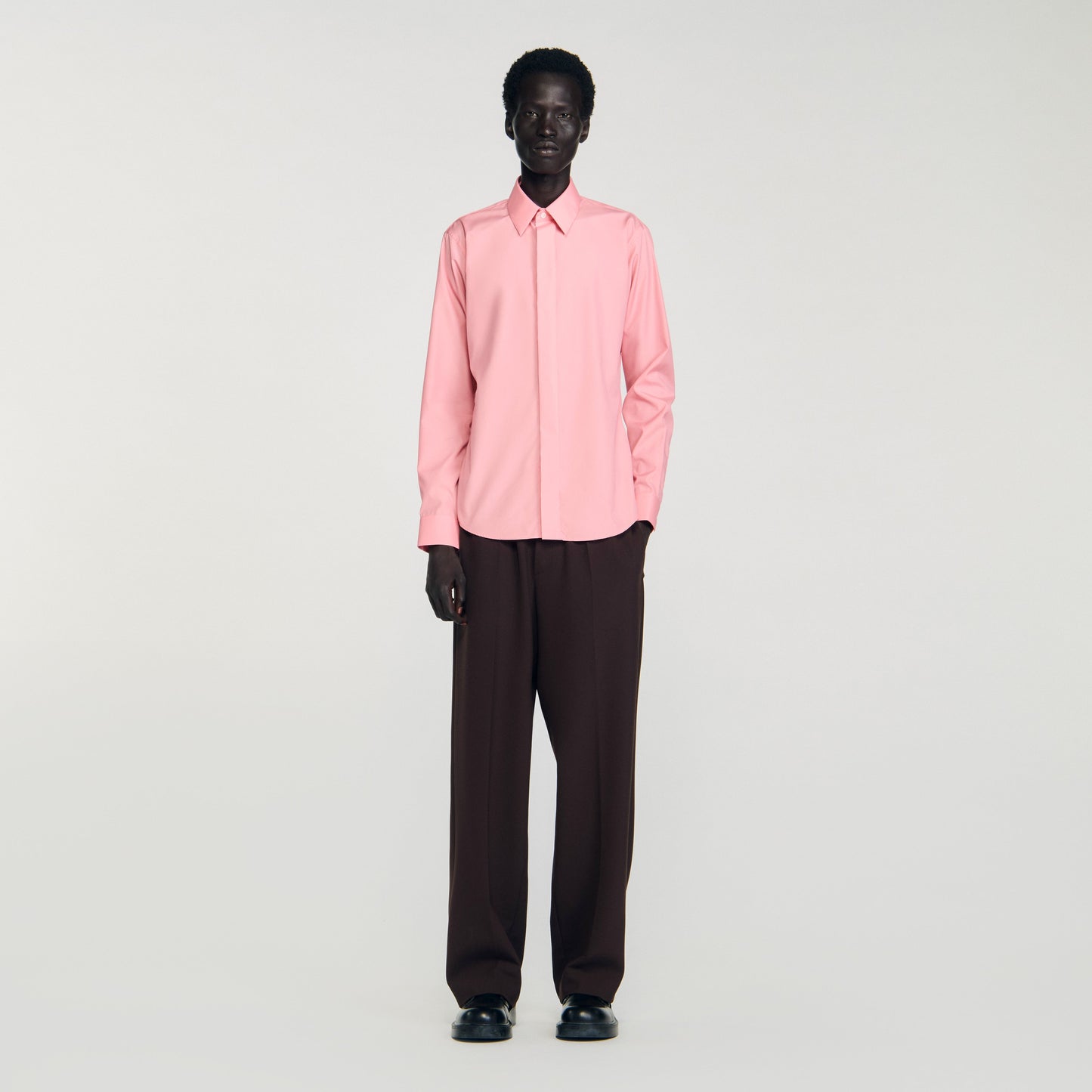 Hidden Shirt Plain Shirt Baby Pink
