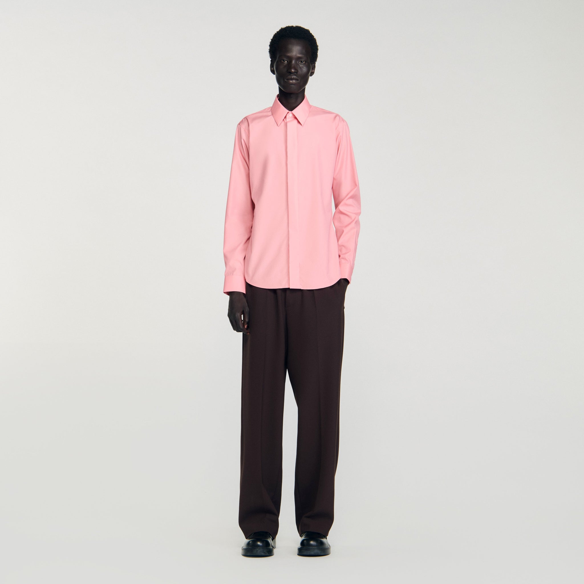 Hidden Shirt Plain Shirt Baby Pink