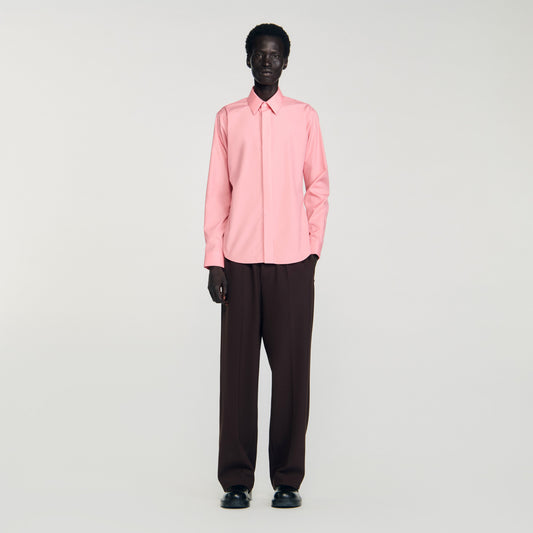Hidden Shirt Plain Shirt Baby Pink