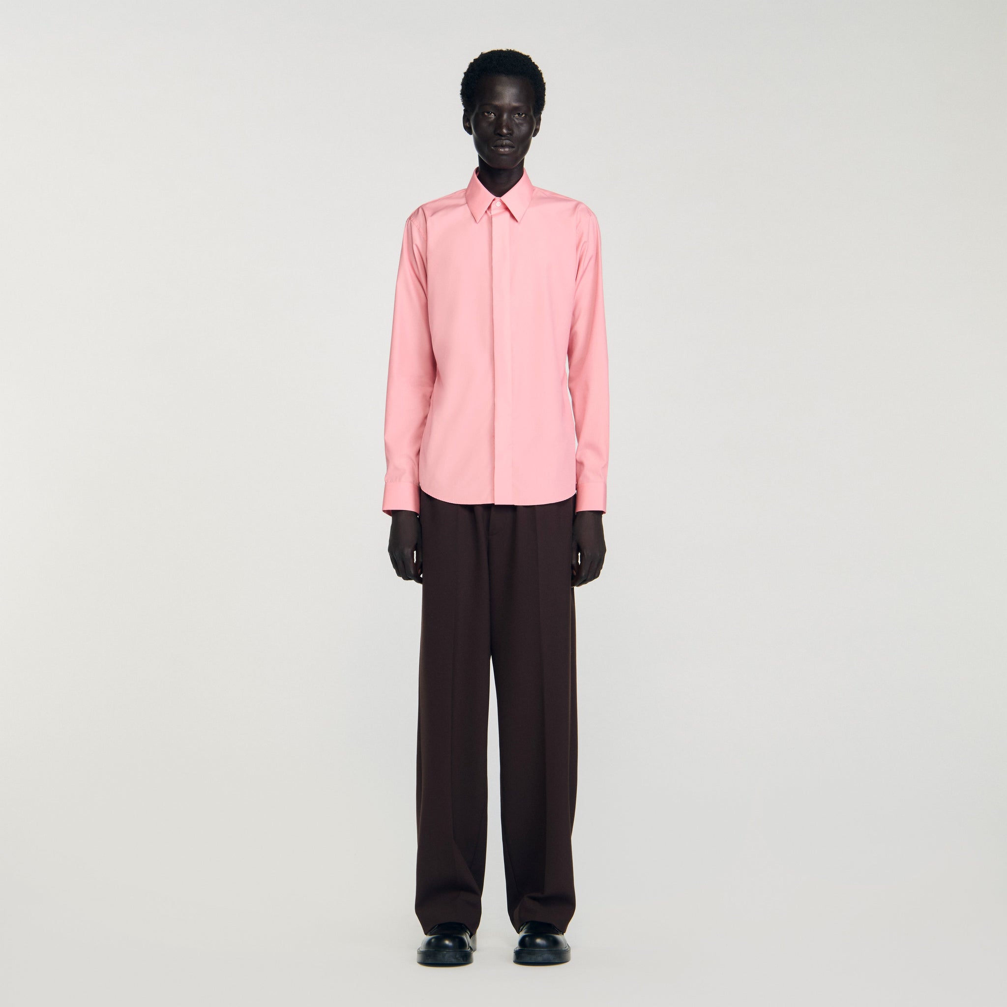 Hidden Shirt Plain Shirt Baby Pink