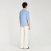 Horse Shirt Ss Embroidered Horse Loose-Fit Shirt Chambray